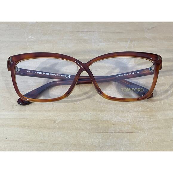 Tom Ford Glasses Frames TF4267 Havana Honey Preppy Twee Frames Only NWOT